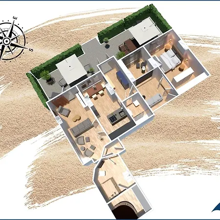 アパート Rolandseck I, Whg 